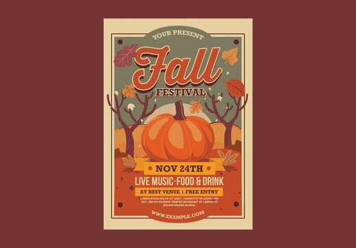 Autumn Fall Festival Flyer
