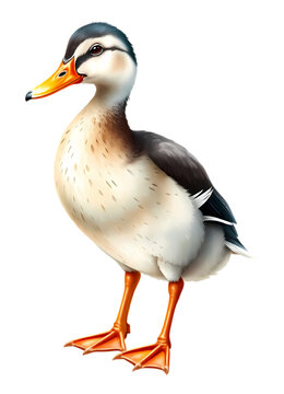 duck standing on the ground