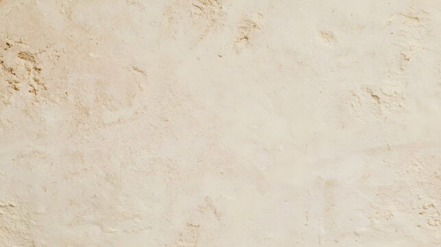 Close up of textured beige wall surface showing subtle mineral variations and soft weathered patterns under even lighting