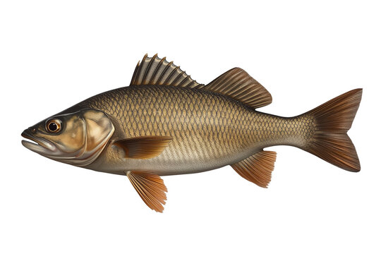 Generic bronze brown freshwater fish with scaled body