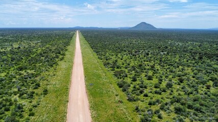 Naklejka premium Namibia bezdroża 