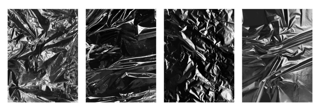 Plastic Bag Textures Vector Collection
