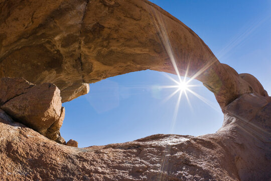 Africa, Namibia, Natural Arch at Spitzkoppe