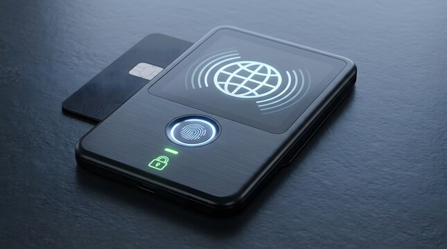 Mobile Phone Keypad with Buttons and Digital Display for Wireless Communication Technology Device Concept