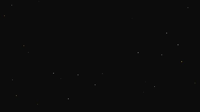 Golden Congratulations Typography Text Animation with Particles on Black Background