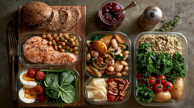 Weekly kidney-friendly meal planning promoting balanced renal nutrition and mindful portion control.