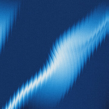 Deep royal blue grainy, abstract digital background, smooth deep azure gradient, luminous central diagonal glow, perfect for modern web