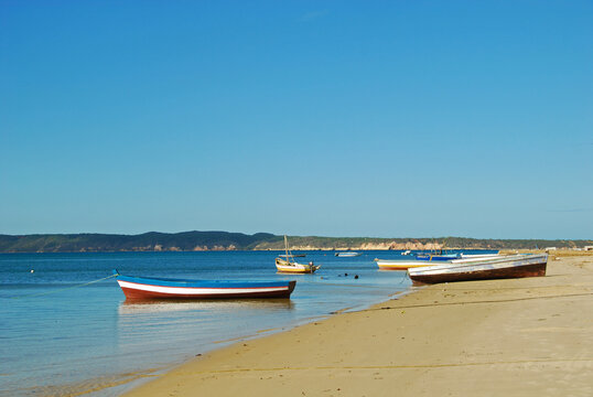 Madagascar, Ramena, fishing boat on the beach