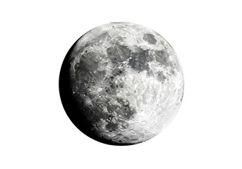 Naklejka premium Moon Lunar Surface Close Up.