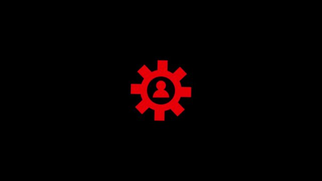 Settings Gear Icons Collection | Red Blue White Gear Symbols