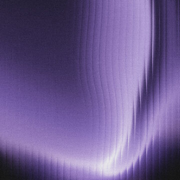 Soft lavender grain, ideal for branding and presentations., ethereal central glow, profound violet gradient, subtle vertical fluted texture