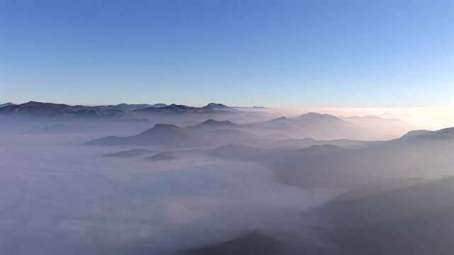 Aerial View of Misty Hills in Lambasingi Andhra Pradesh