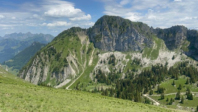 mountain landscape in the alps