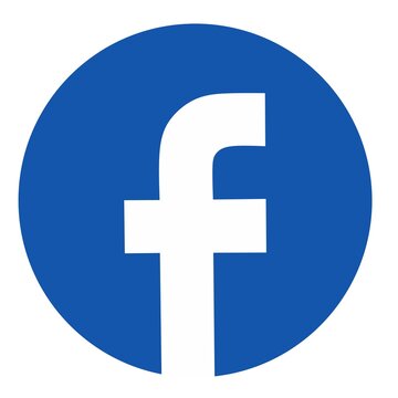 Facebook social media icon vector illustration.