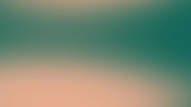 Teal and peach soft abstract gradient background animation