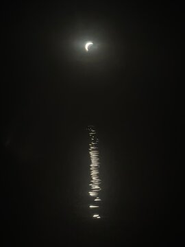 moon and clouds