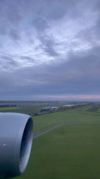 27 October 2024 The Netherlands, AMS Amsterdam Schiphol landing - Boeing 777-306 approaching airport in realtime