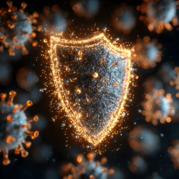  Immune System Protection Concept Visualization