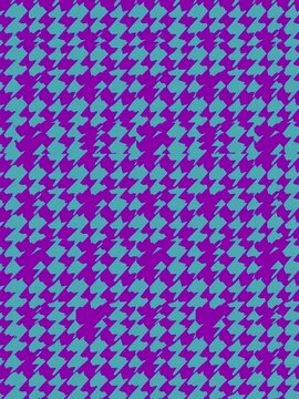Houndstooth seamless geometric patterns in rich purple, seamless, pied de poule