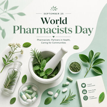World pharmacists day celebration poster