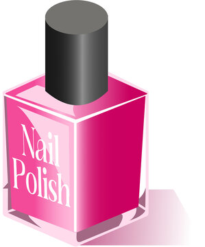 Beauty and Cosmetics Isometric with Makeup and Skincare Products.
