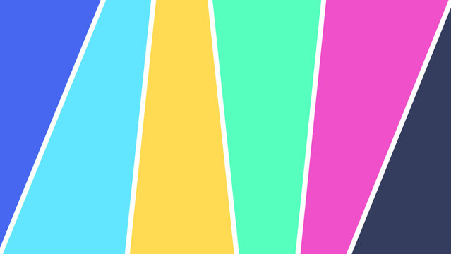 Vertical Split Screen Background with Colorful Geometric Comic Panels