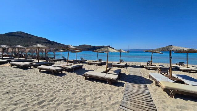 Stunning Simos Beach in Elafonisos, Greece, with tranquil sands and crystal-clear waters