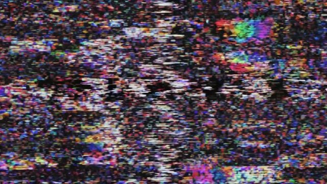 Glitch noise static television VFX pack. Visual video effects stripes background,tv screen noise glitch effect.Video background, transition effect for video editing, intro and logo reveals with sound.