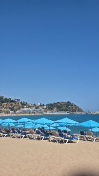 Landscape and detail of Blanes, Catalonia, Spain