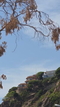 Landscape and details of Blanes, Catalonia, Spain