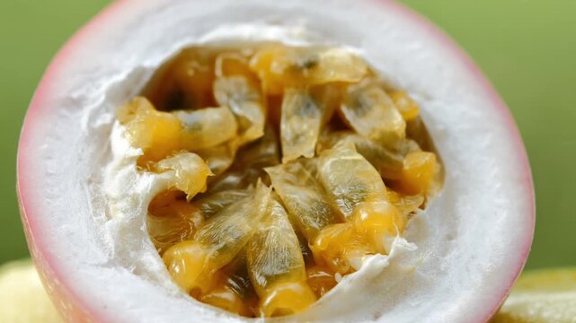 Ripe Yellow Passion Fruit in Natural Light