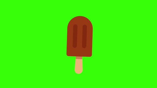 Seamless Looping Sweet Summer Ice Candy Popsicle Motion Graphic