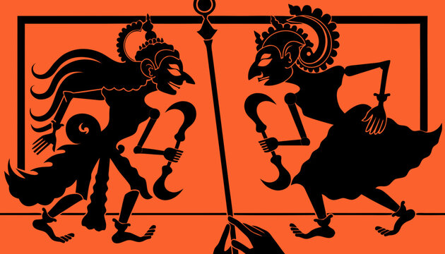 Facing Traditional Shadow Puppet Silhouettes