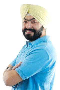 Portrait of a Sikh man 