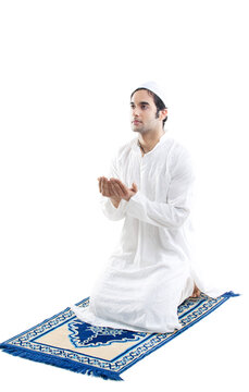 Muslim man doing Namaaz 