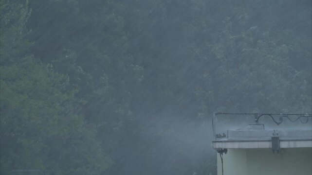 heavy rain