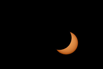 solar Eclipse in spain and Deep Space Astronomy with Dark Atmospheric Light  © manuelmaria