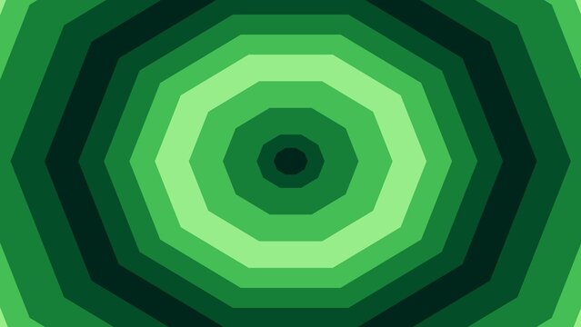 decagon geometric background with a green gradient