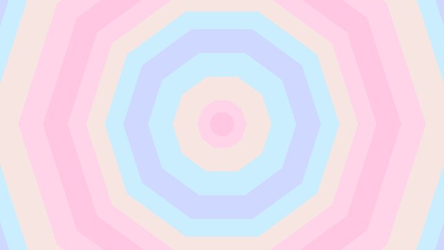 decagon geometric background with a pastel color gradient