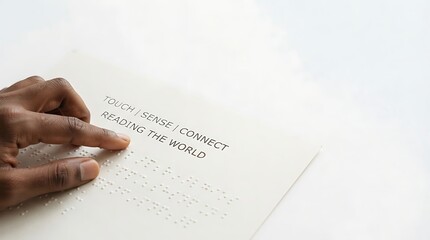 Fototapeta premium Close up of a person using their finger to trace a line on a blank white paper