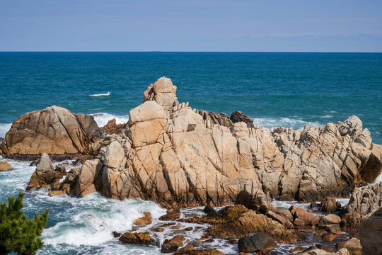 파도,갯바위,대왕암공원,일산동,동구,울산