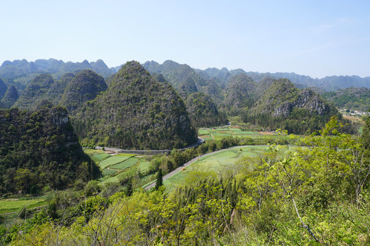 Wanfenglin (Forest of Ten Thousand Peaks) is a breathtaking national park in Xingyi, Guizhou, China. It features one of the world's most stunning karst landscapes, with nearly 20,000 cone-shaped