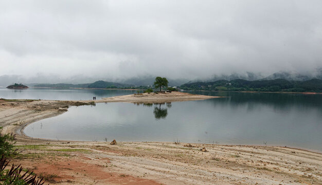 우산,섬,안개,대청호오백리길,대청호,동구,대전