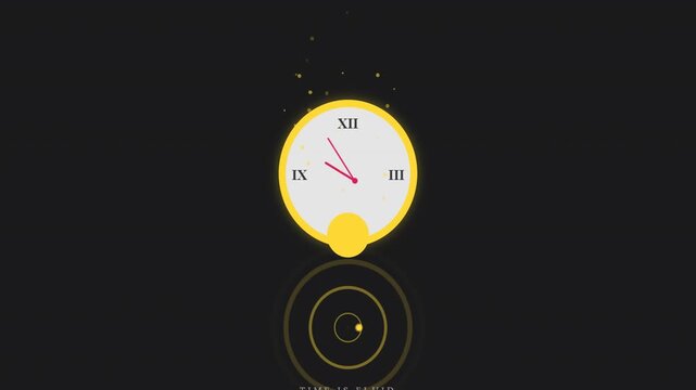 Abstract Golden Liquid Flow Representing Temporal Wealth and Time