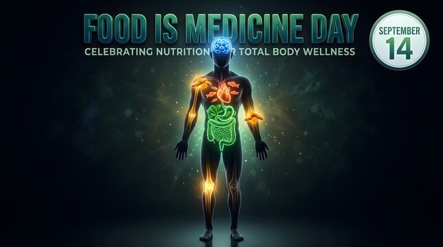Food is Medicine Day, celebrating nutrition and total body wellness, September 14