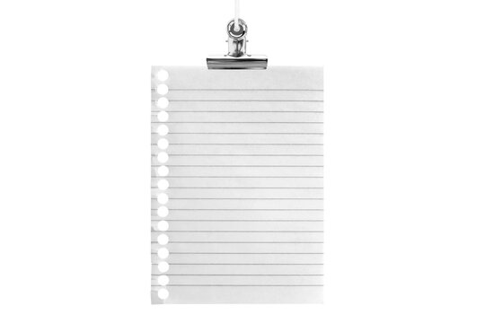 Blank photo frame hanging on a rope with a metal clip clothespin. Isolated transparent PNG mockup.