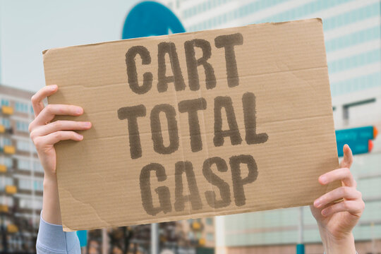 "Cart Total Gasp" Register amount exceeds mental calculation by shocking margin. GROCERY. PRICE. STICKER. SHOCK. REGISTER.