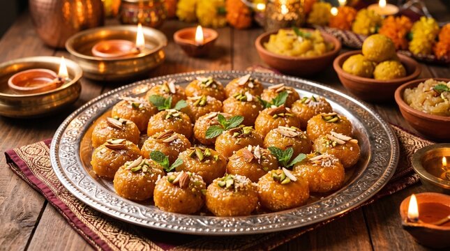 Indian sweets for various festivals in South Asia