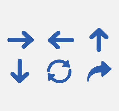 arrow icons set