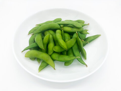 茹でた枝豆のイメージ